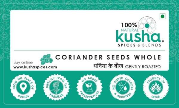 Kusha Coriander Seeds [Roasted] - Image 4