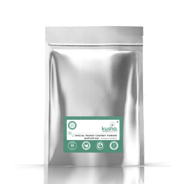 Kusha Peanut Chutney Powder - Without Garlic - Image 2