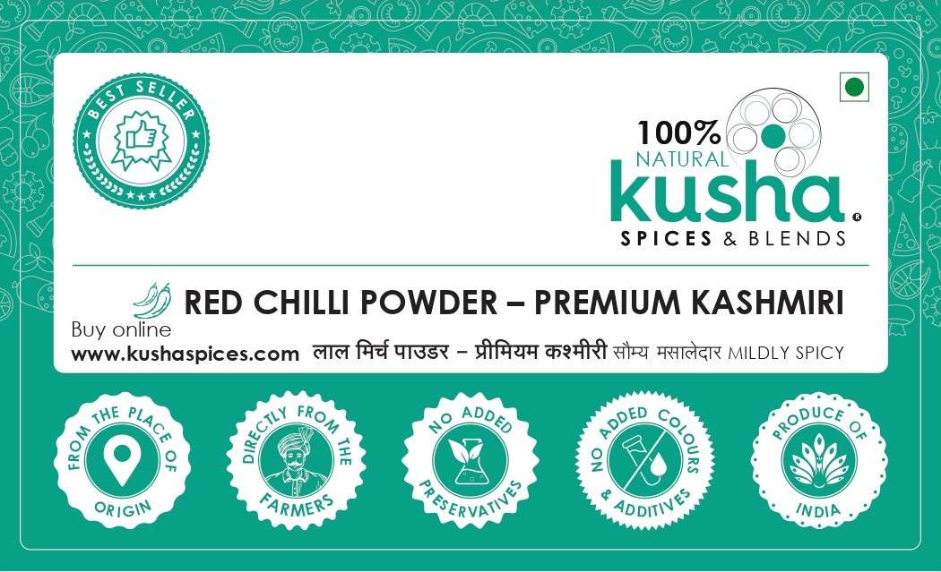 Kusha Red Chilli Powder - Premium Kashmiri - Image 4